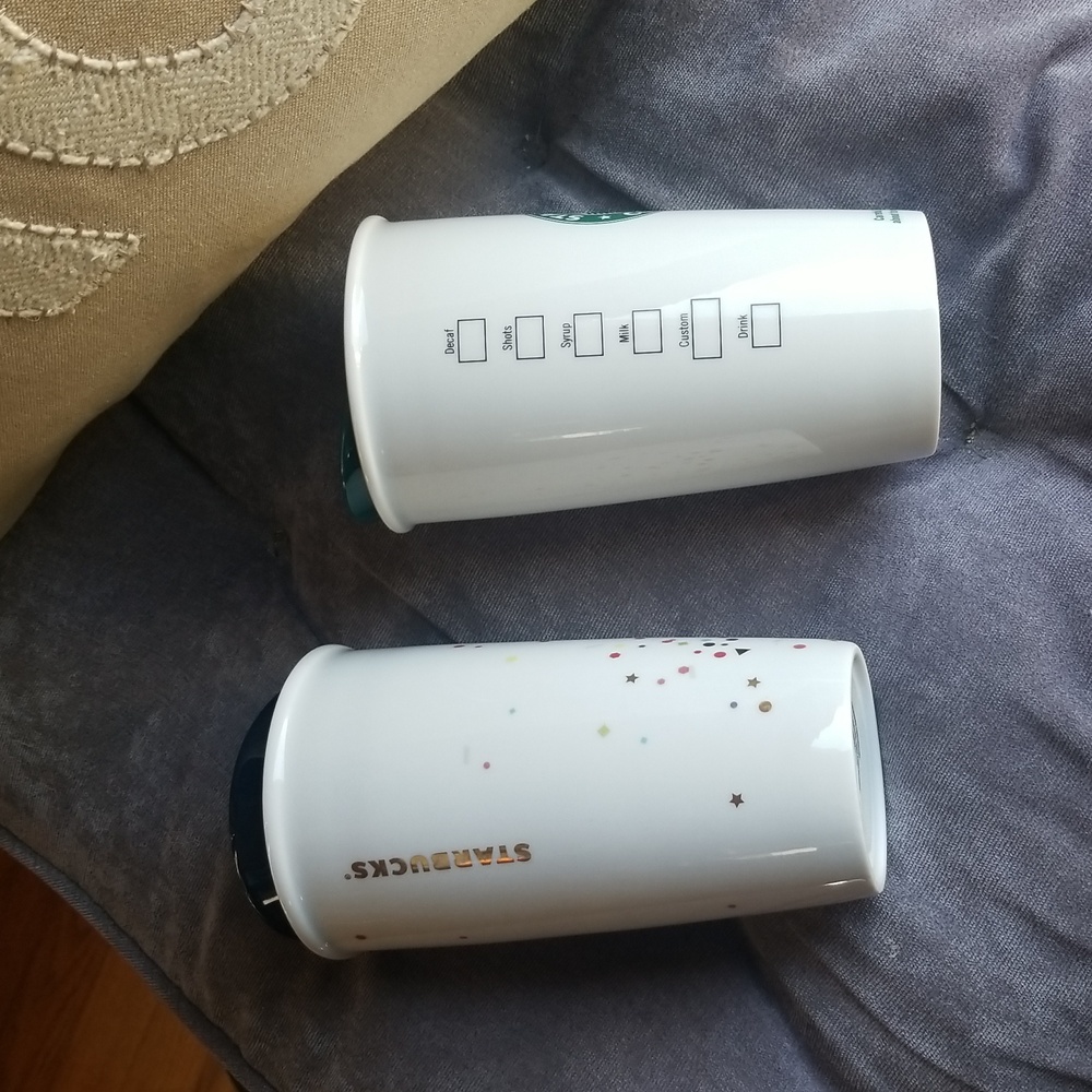 (2) Starbucks Drinking Mugs - Picture 2 of 5